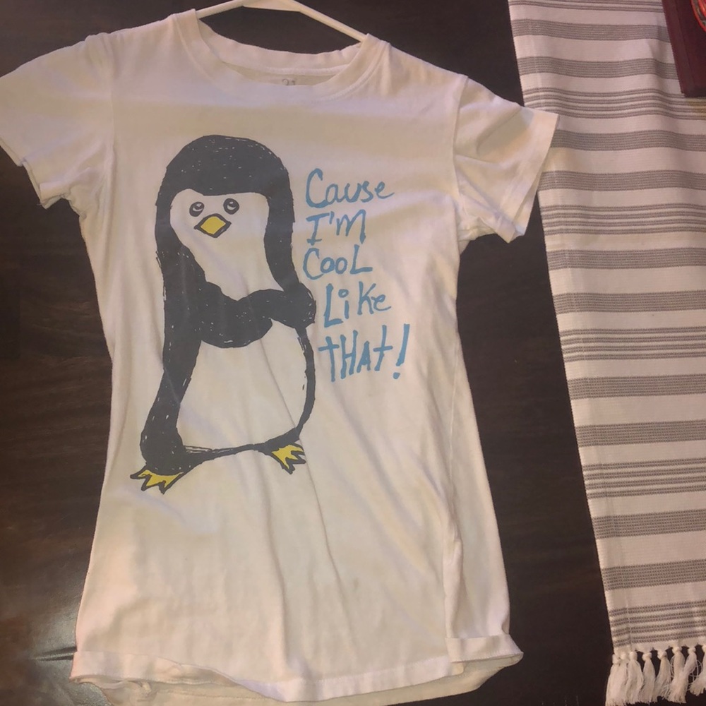 penguin pun shirt